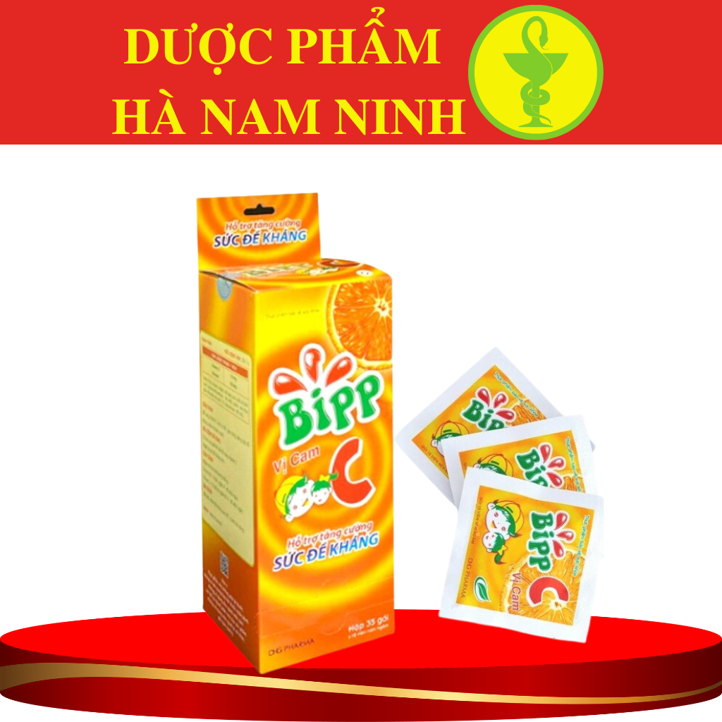 Kẹo ngậm Bipp C vị cam gói 10 viên. Viên ngậm Bip c bổ sung vitamin C tăng đề kháng