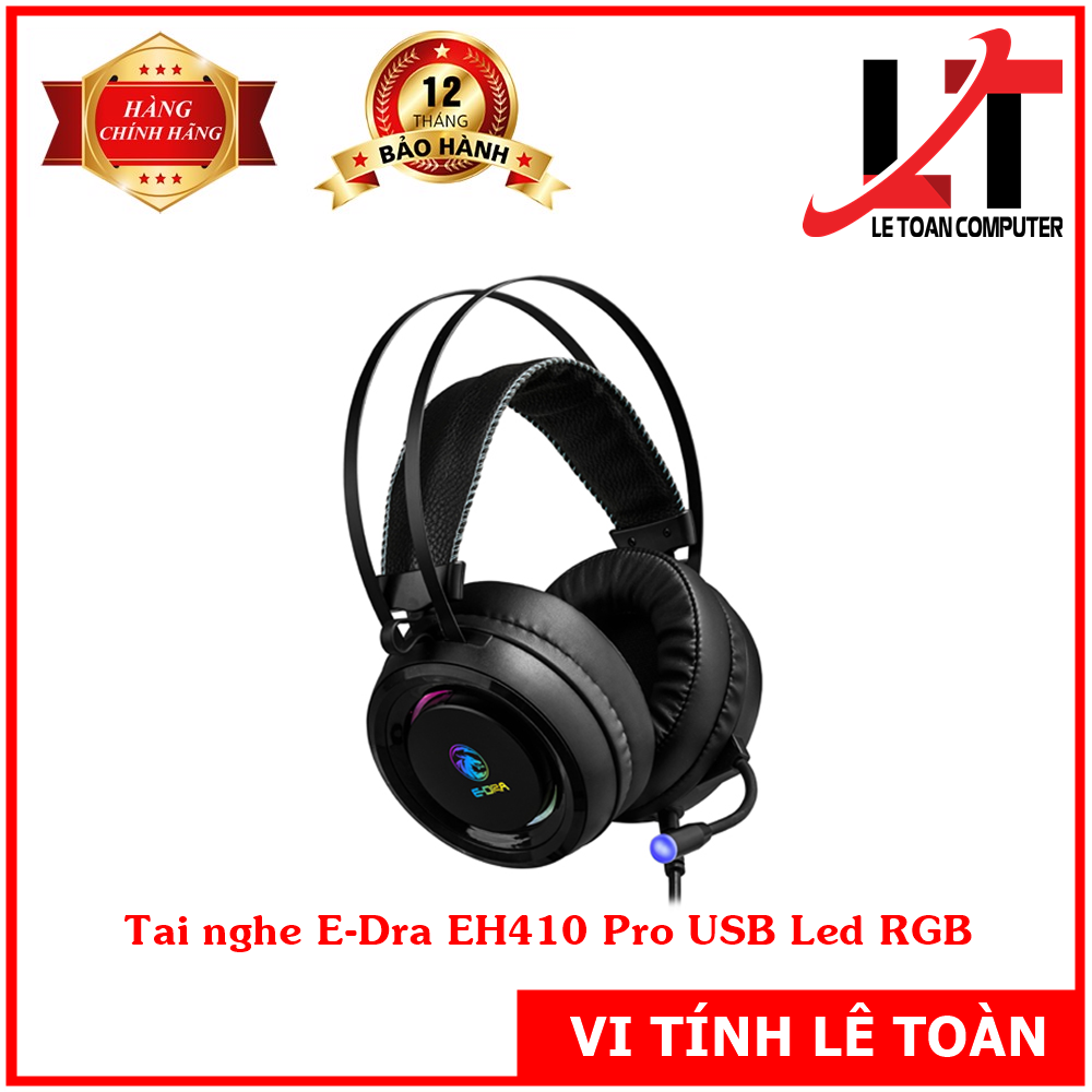 Tai nghe e-dra eh410 pro usb led rgb
