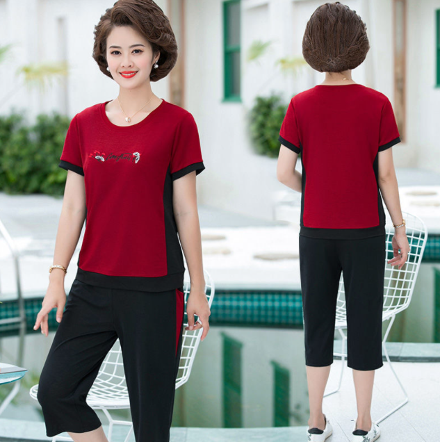 Đồ bộ mặc nhà nữ Vanessa Stylish quần áo trung niên cho mẹ chất liệu Cotton co giãn 4 chiều, mềm mát thấm mồ hôi ĐBH.26
