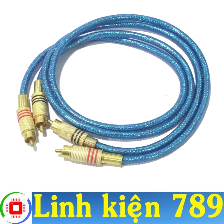 Dây jack av ra av loại 3 dài 75cm - linh kiện 789