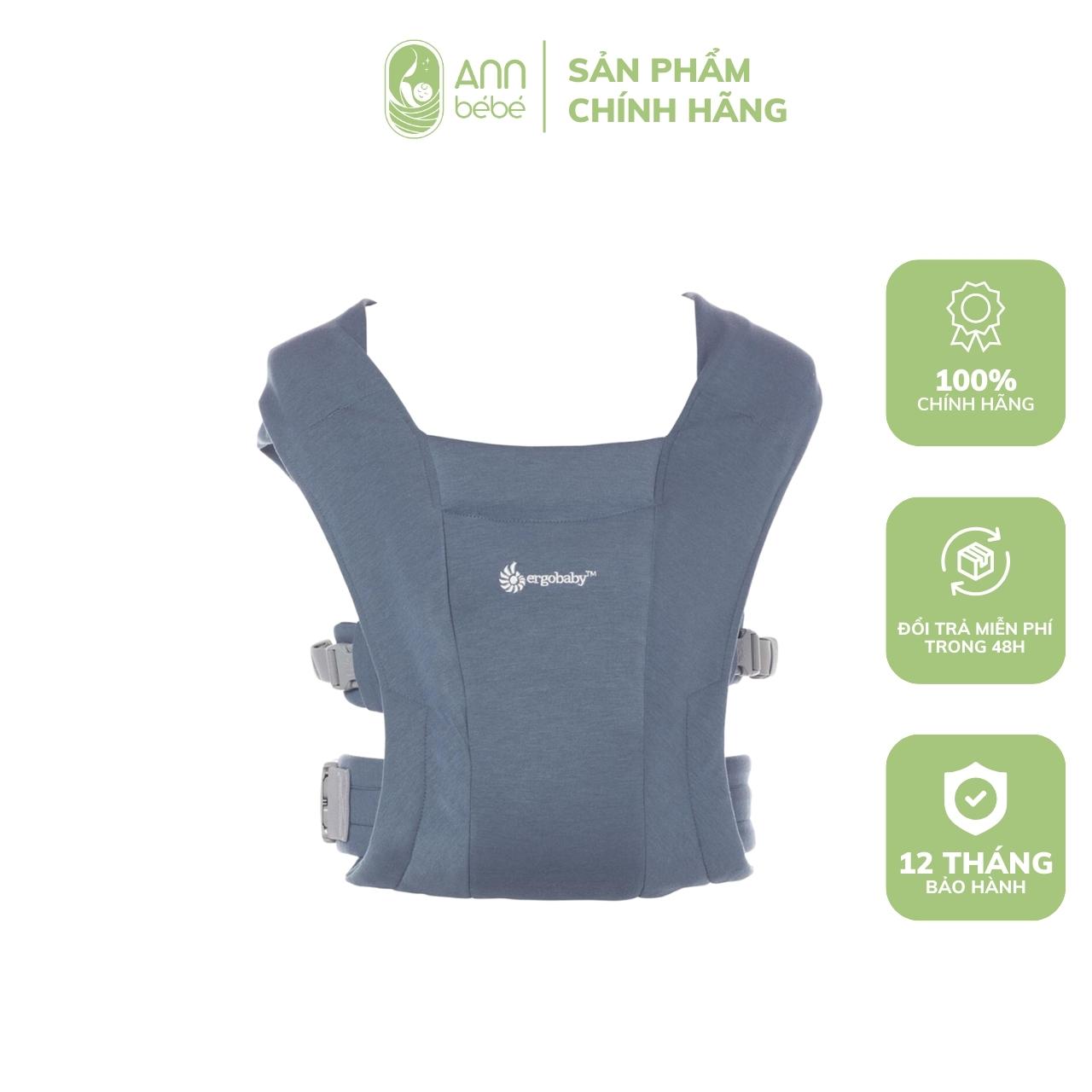 Địu em bé ergo baby embrace oxford blue annbebe