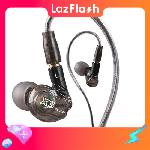 Tai nghe Moxpad X3 - Dây dẫn tháo rời, Có mic thoại, Âm thanh vượt tầm giá, Âm bass mạnh mẽ