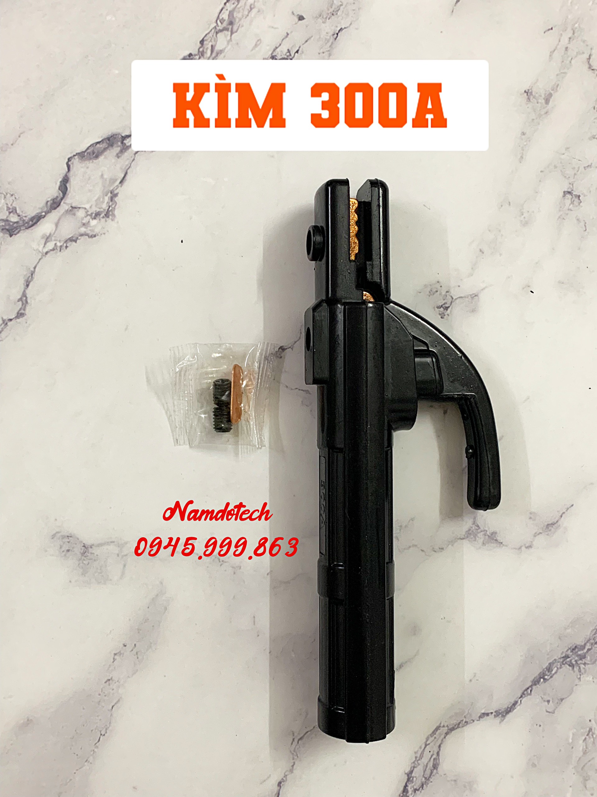 Kìm hàn 300a dùng cho máy hàn, kìm hàn que giá tốt, màu đen