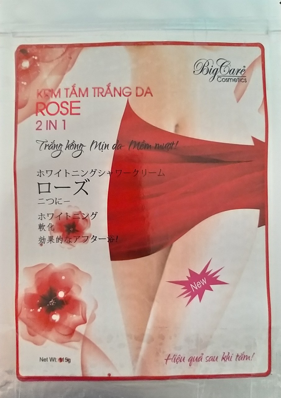 Bộ 3 bịch kem tắm trắng rose