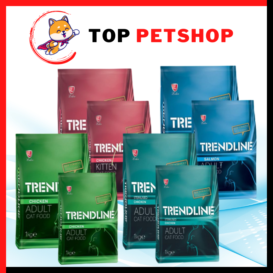 Hạt cho mèo TRENDLINE, hạt dinh dưỡng cho mèo TRENDLINE - Túi hãng 1KG