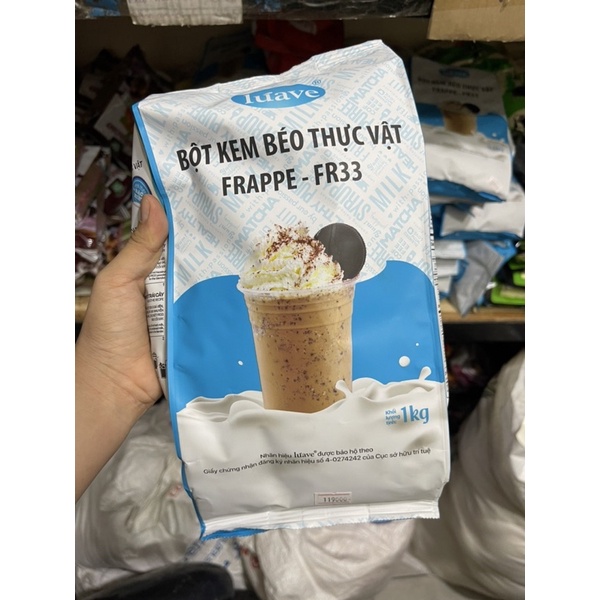Bột kem béo thực vật luave frappe - fr33 chóng tan, tách lớp 1kg