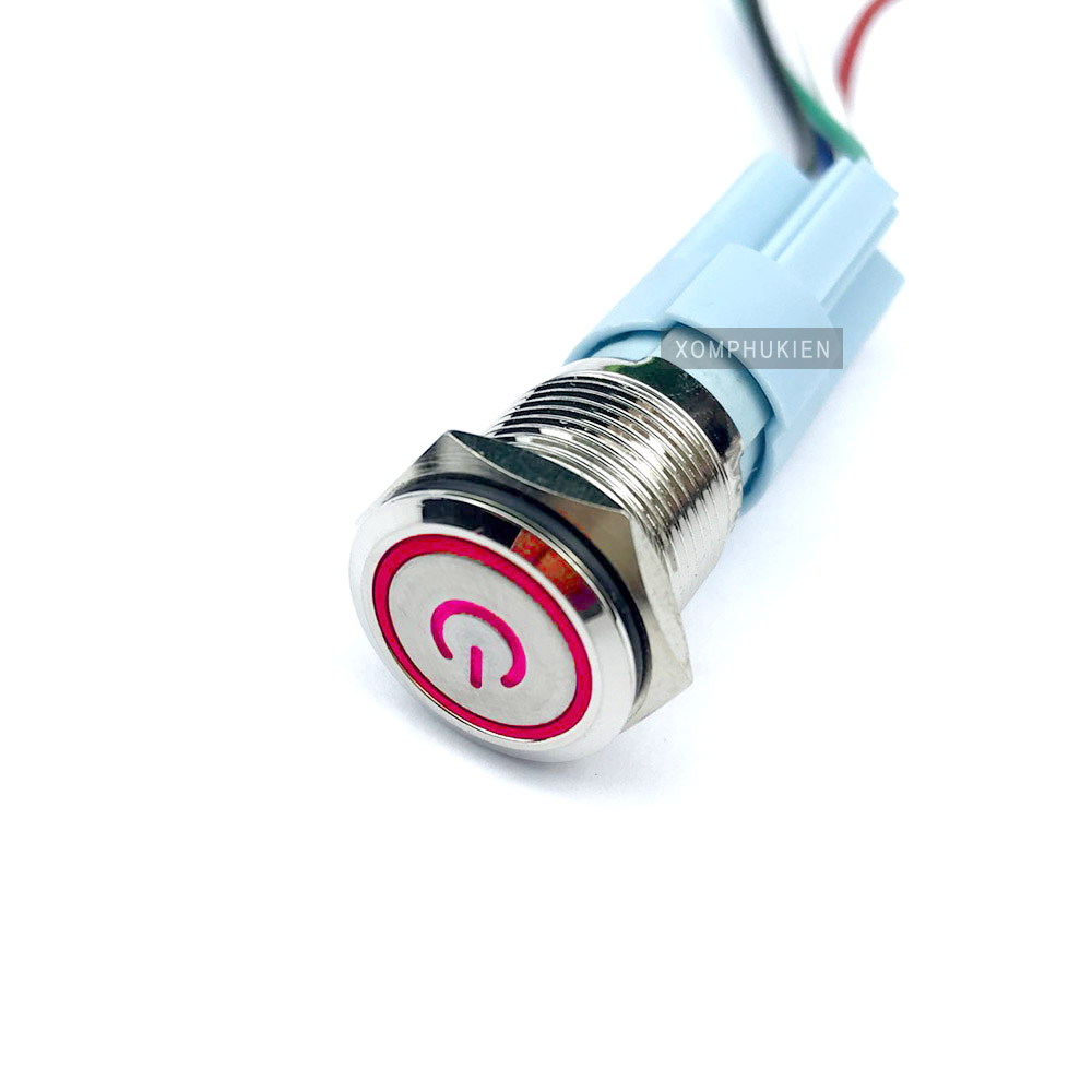 [HCM]Công Tắc Led Nhấn Giữ Kèm Giắc [ Power ]
