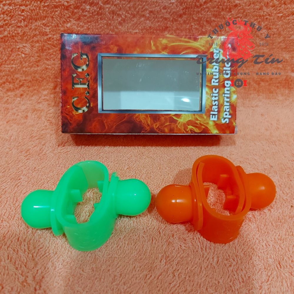 HCM - bịt cựa silicon - dành cho gà (TRE) - (1 HỘP DÀNH CHO 2 CON)