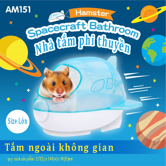 Nhà tắm cho hamster - tàu vũ trụ