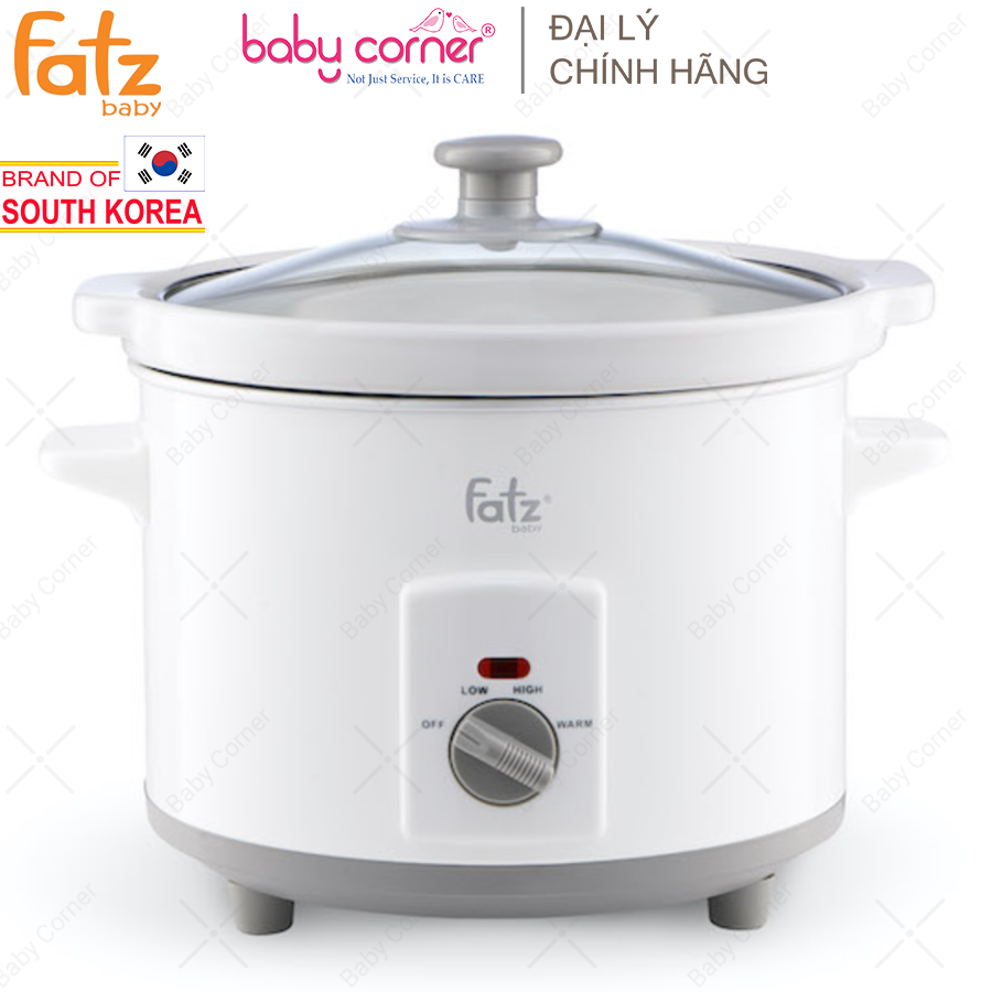 Nồi nấu chậm 2.5l fatz baby - slow 3 fb9025mh