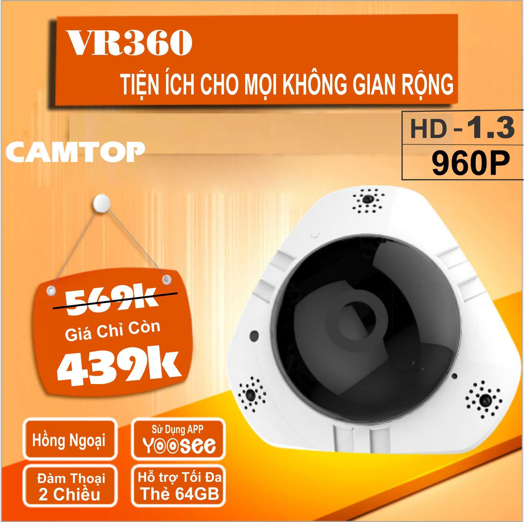 Camera WIFI YooSee Giám Sát Mini Ốp Trần, Tường VR360