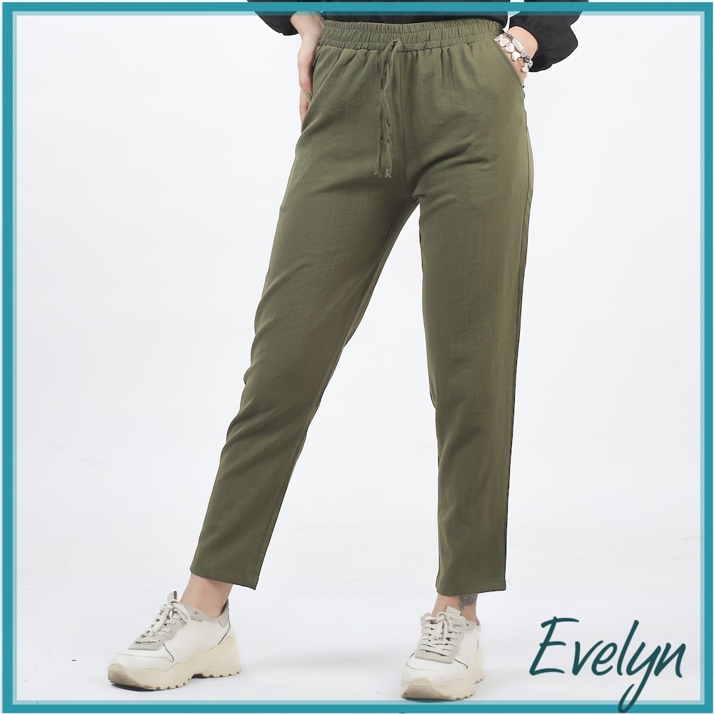 Quần baggy đũi Evelyn, chất đũi xước thoáng mát, siêu mịn, quần đũi nữ cạp chun sau, form chuẩn, tôn dáng