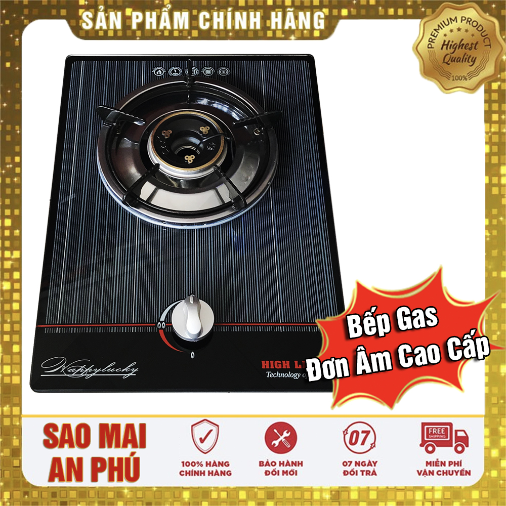Hàng Hãng Cao Cấp - Bếp Gas Đơn Âm HIGH LIGHT, WATASHI DC-035/HL-020 Tiết Kiệm Gas, An Toàn , Nhỏ Gọn