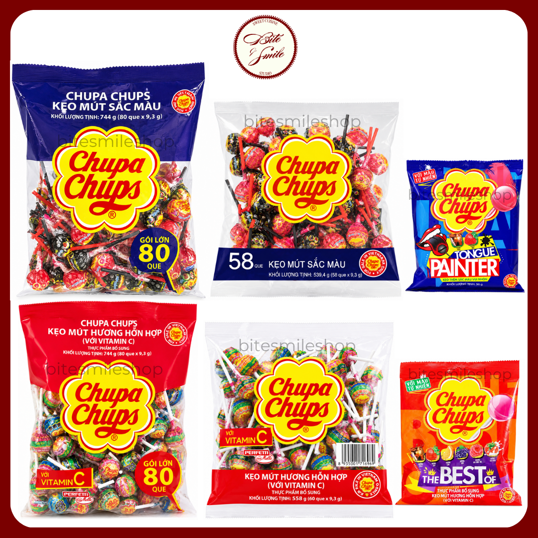 Kẹo Mút Chupa Chups Hương Trái Cây Hấp Dẫn Được Yêu Thích