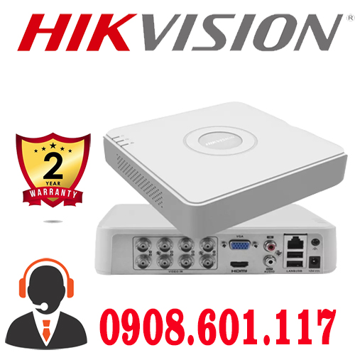 Đầu ghi hình HD-TVI 8 kênh TURBO 3.0 HIKVISION DS-7108HGHI-F1/N