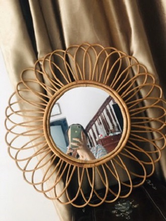 gương mây decor
