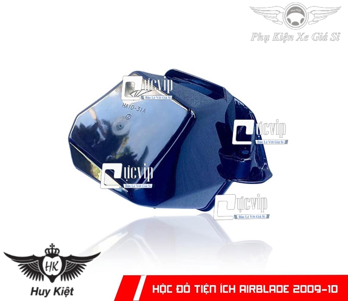 Hộc đựng đồ airblade 2009 - 2010 full đen ms3212