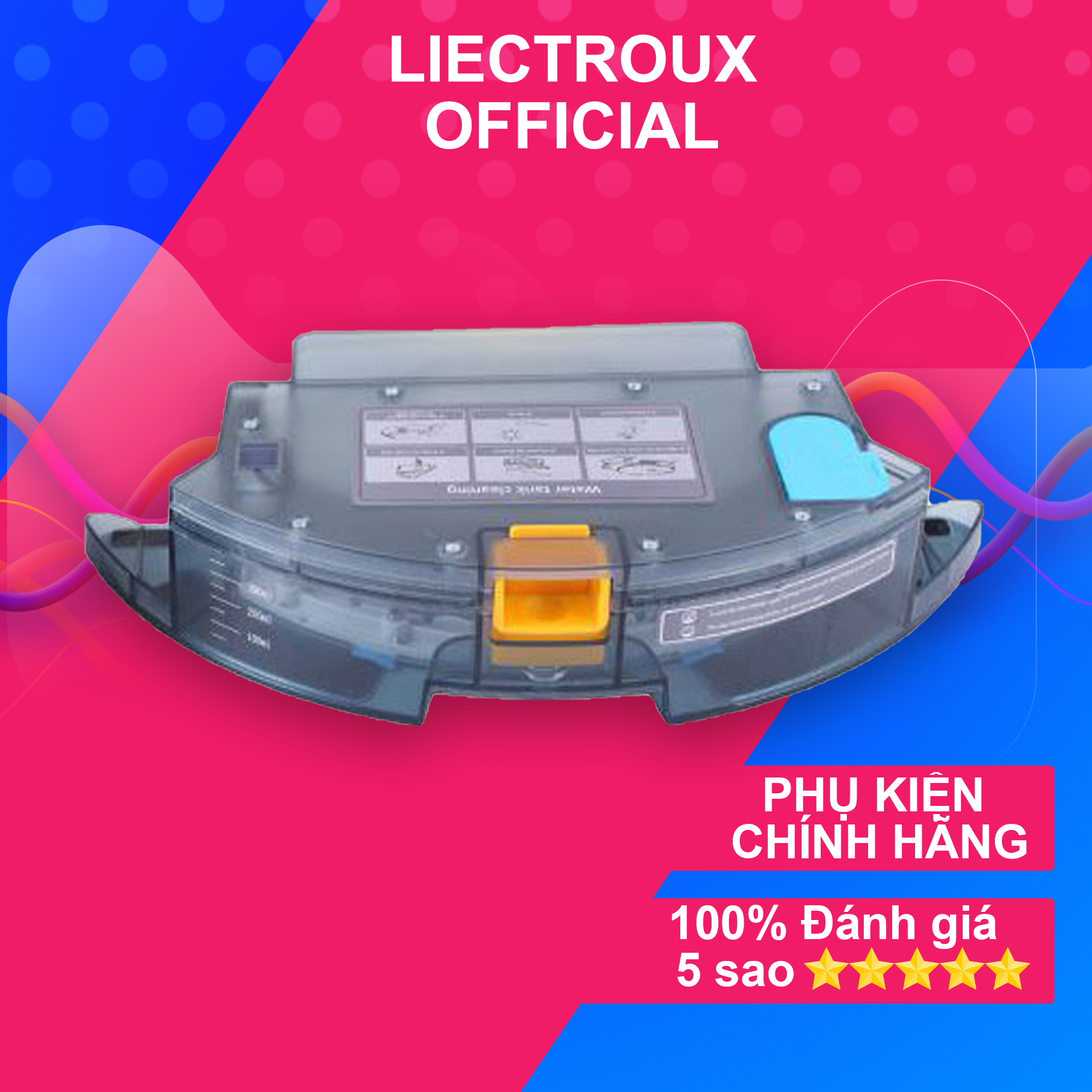 Khay hộp chứa nước robot hút bụi lau nhà liectroux c30b - hộc đựng nước c30b v33 ar88 xr500
