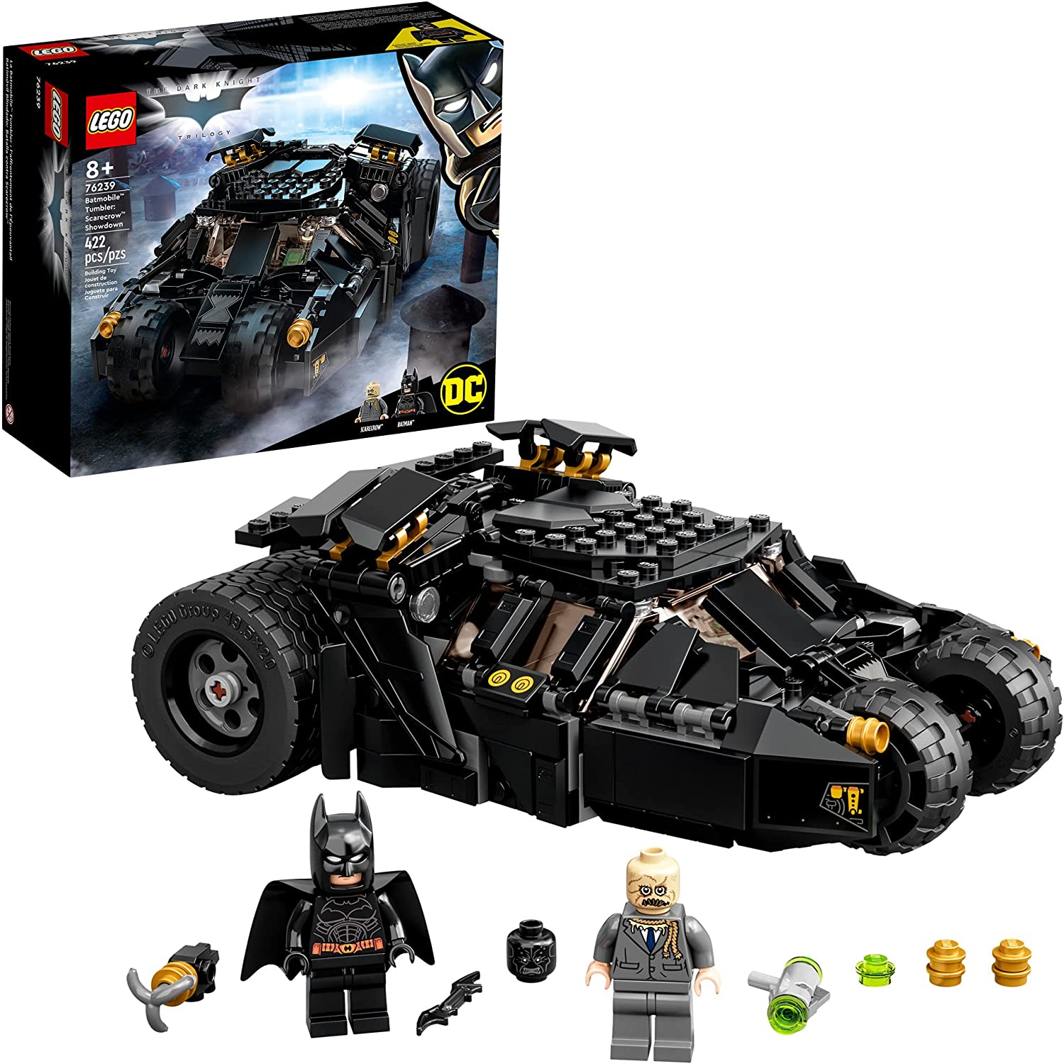 Lego DC Batman Batmobile Tumbler: Scarecrow Showdown 76239 (422 miếng) |  