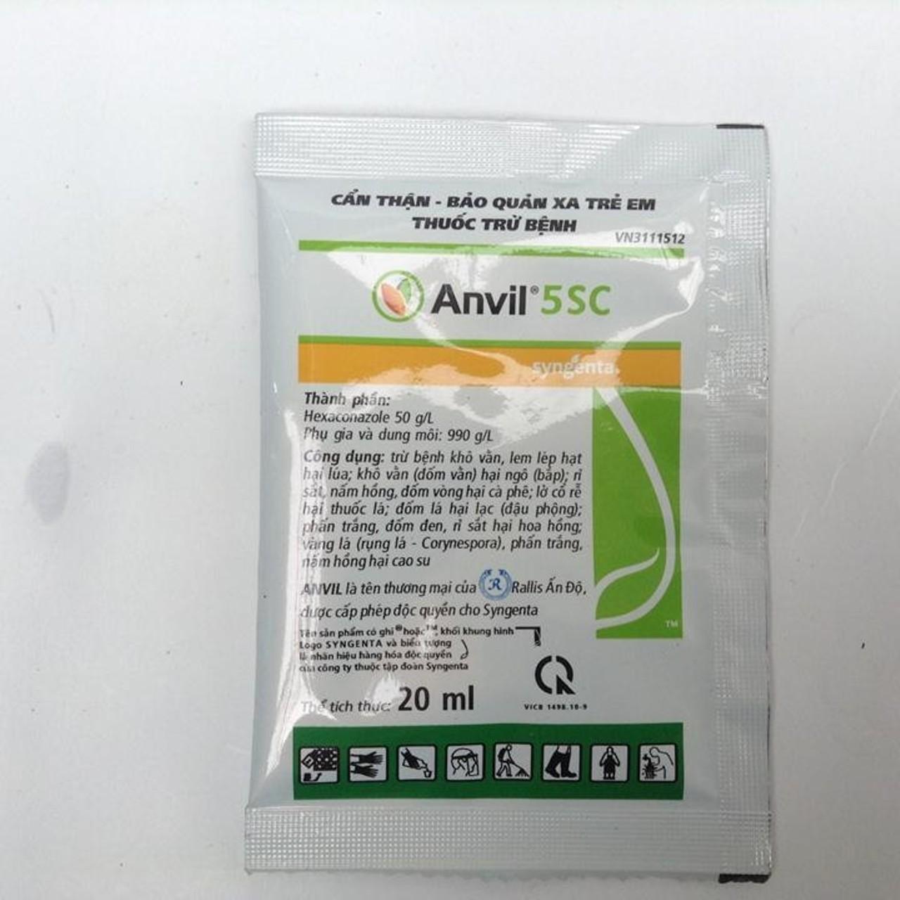 trừ bệnh cây trồng ANVIL 5SC 20ML