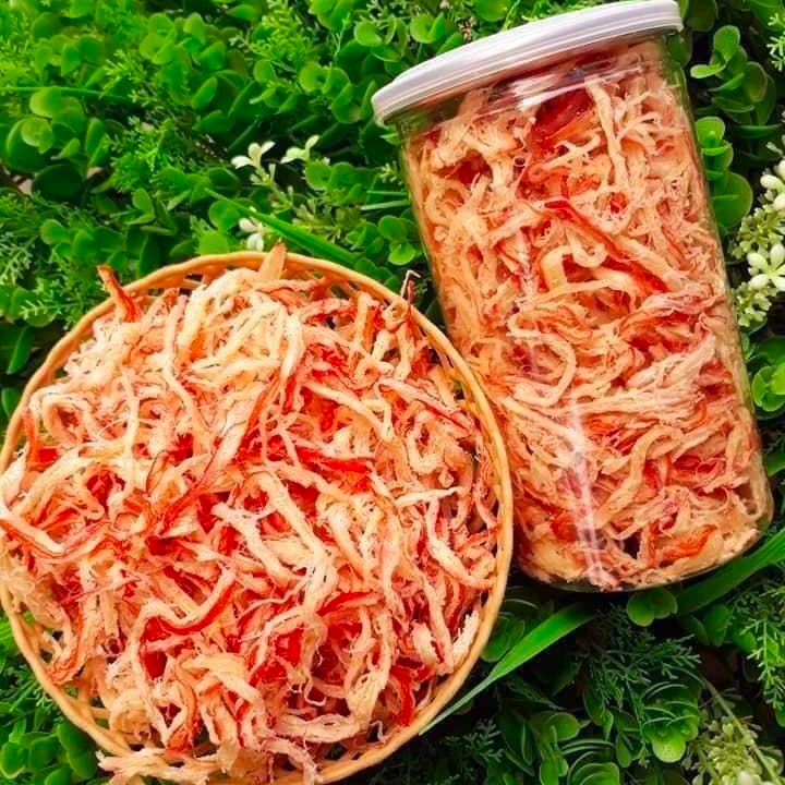 Mực sợi hấp dừa