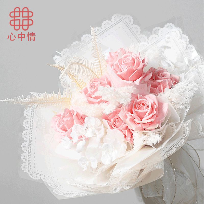 🌼Giấy Bó Hoa🌼 Giấy bóng kiếng viền ren