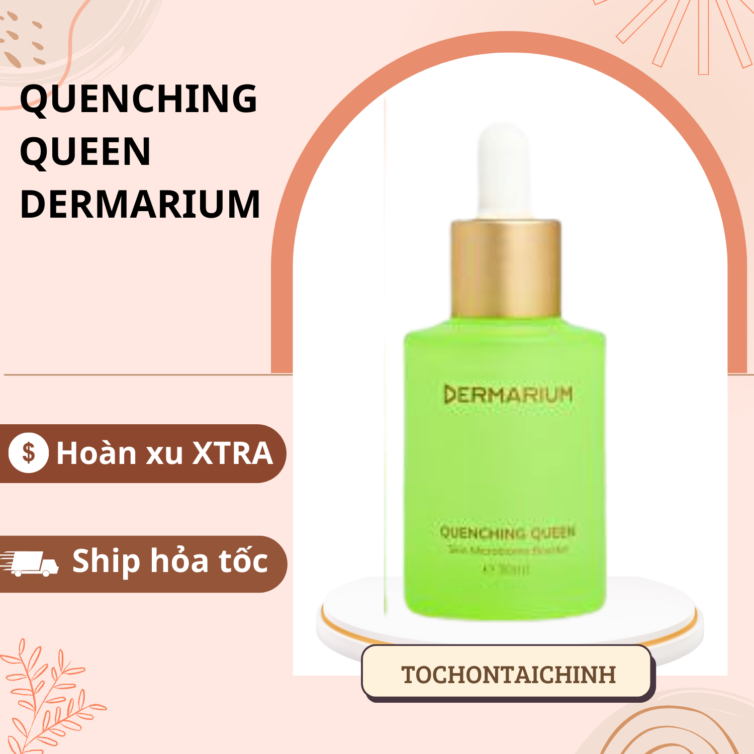 Serum QUENCHING nhà DERMARIUM - 30ml - Phân phối chính hãng (Tớ Chọn Tài Chính)