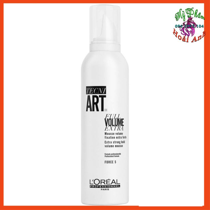 Mousse tạo phòng và giữ nếp tóc l'oreal tecni art full volume extra 250ml