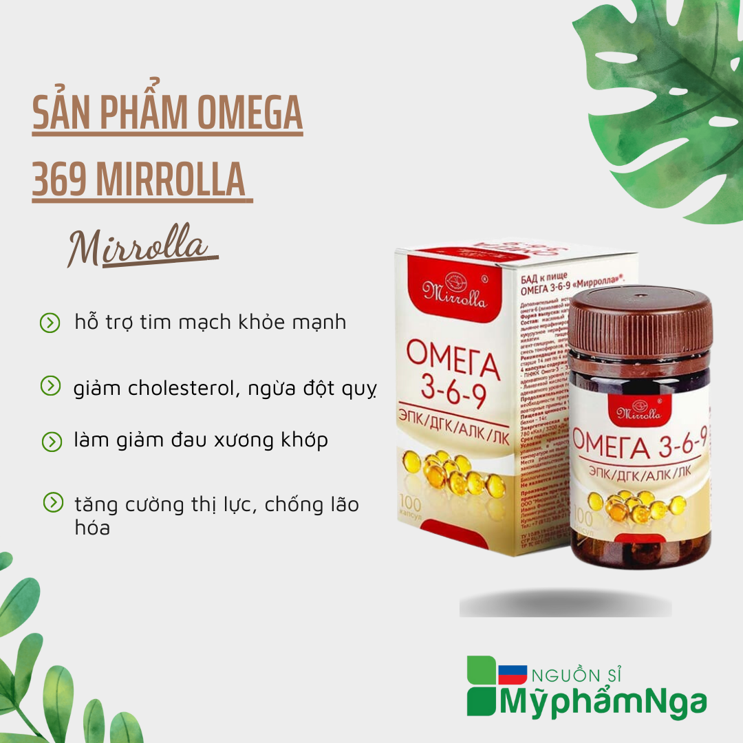 Sản Phẩm Omega 369 Mirrolla của Nga