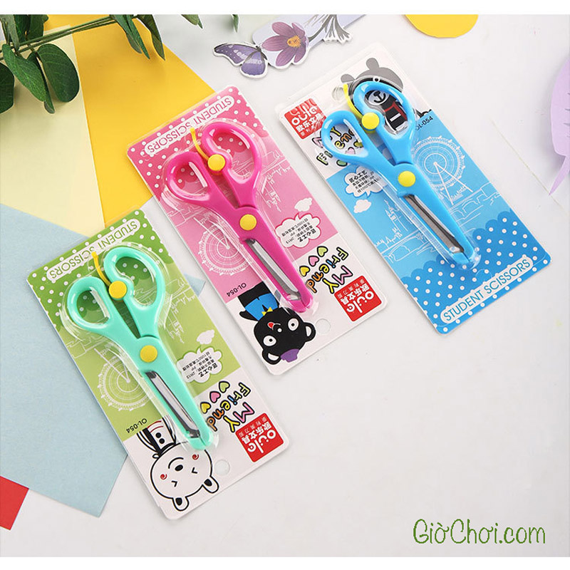 Kéo cắt giấy thủ công an toàn cho bé