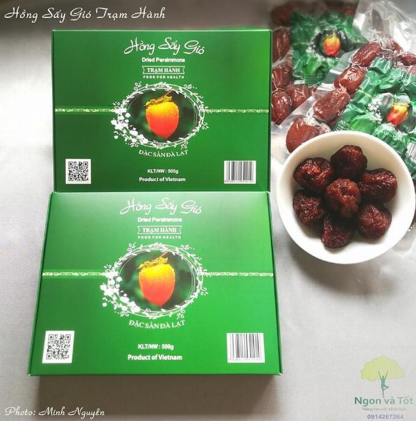 Hồng sấy gió trạm hành 500g