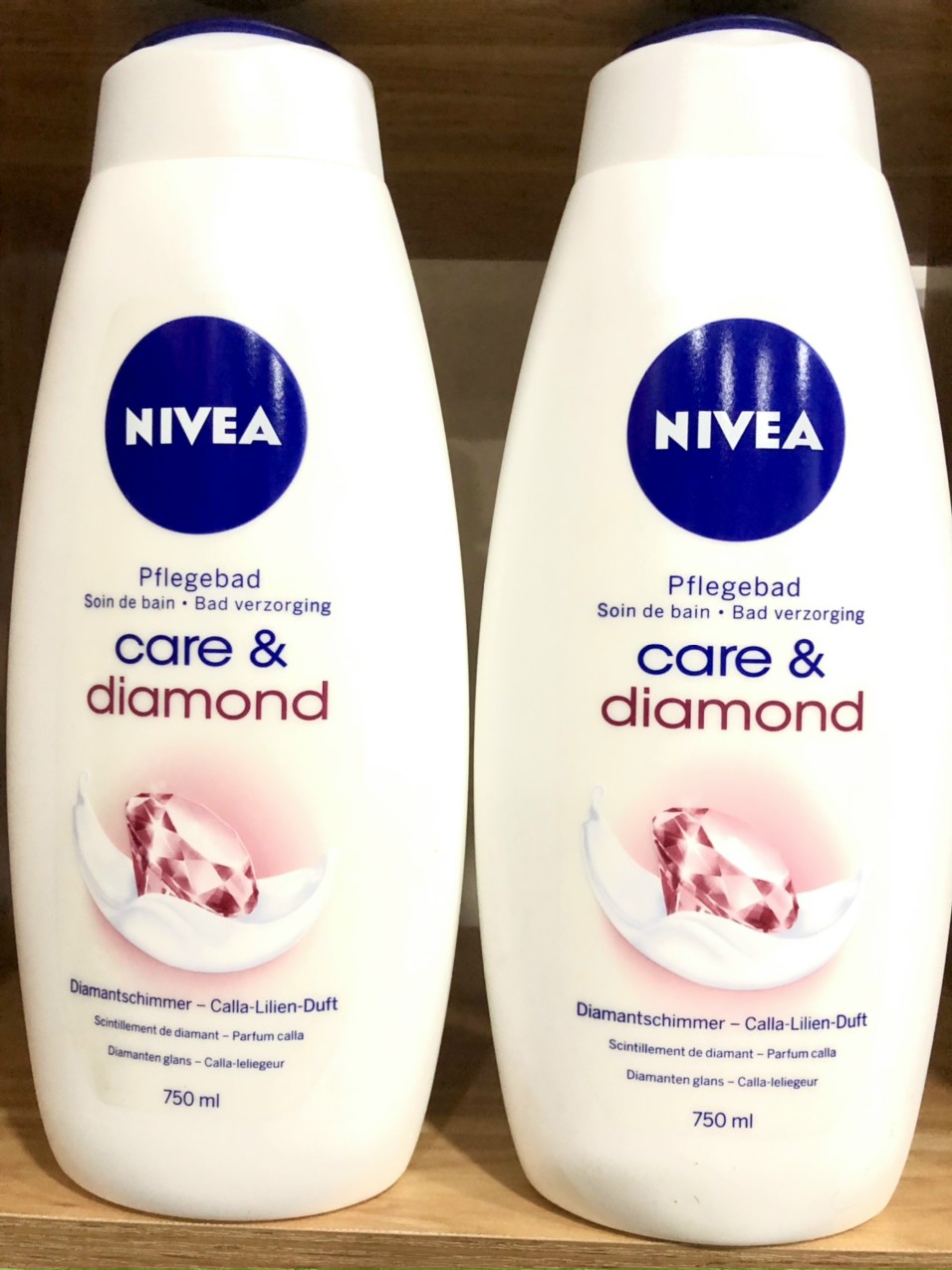 Sữa tắm dưỡng ẩm nivea care and diamond 750ml xuất xứ đức