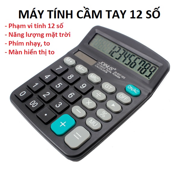 Máy tính cầm tay 12 số js-837-12s