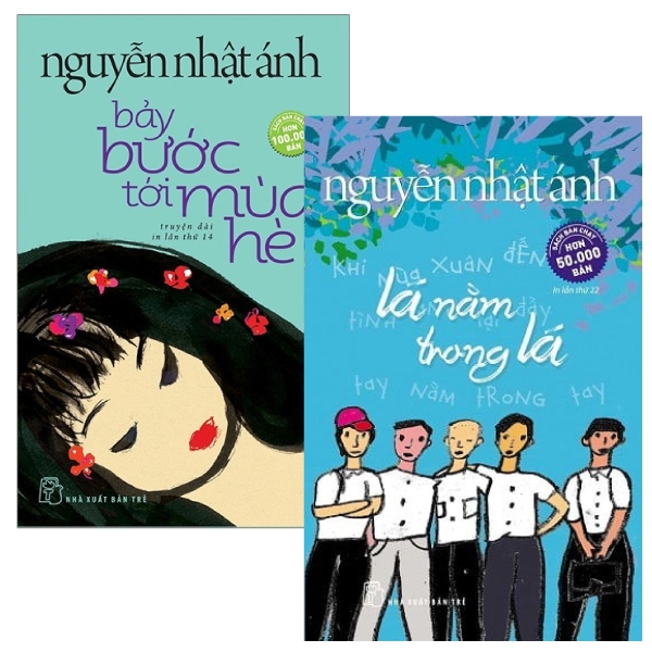 Fahasa - combo sách hay bảy bước tới mùa hè + lá nằm trong lá