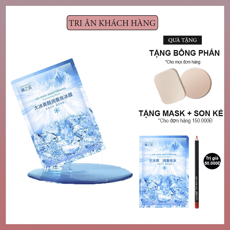Mặt nạ cao cấp LANCHINO chăm sóc da, dưỡng da cấp ẩm, sáng da, thải độc tố, chống lão hóa, mờ vết thâm nám khi kiêng trì sử dụng