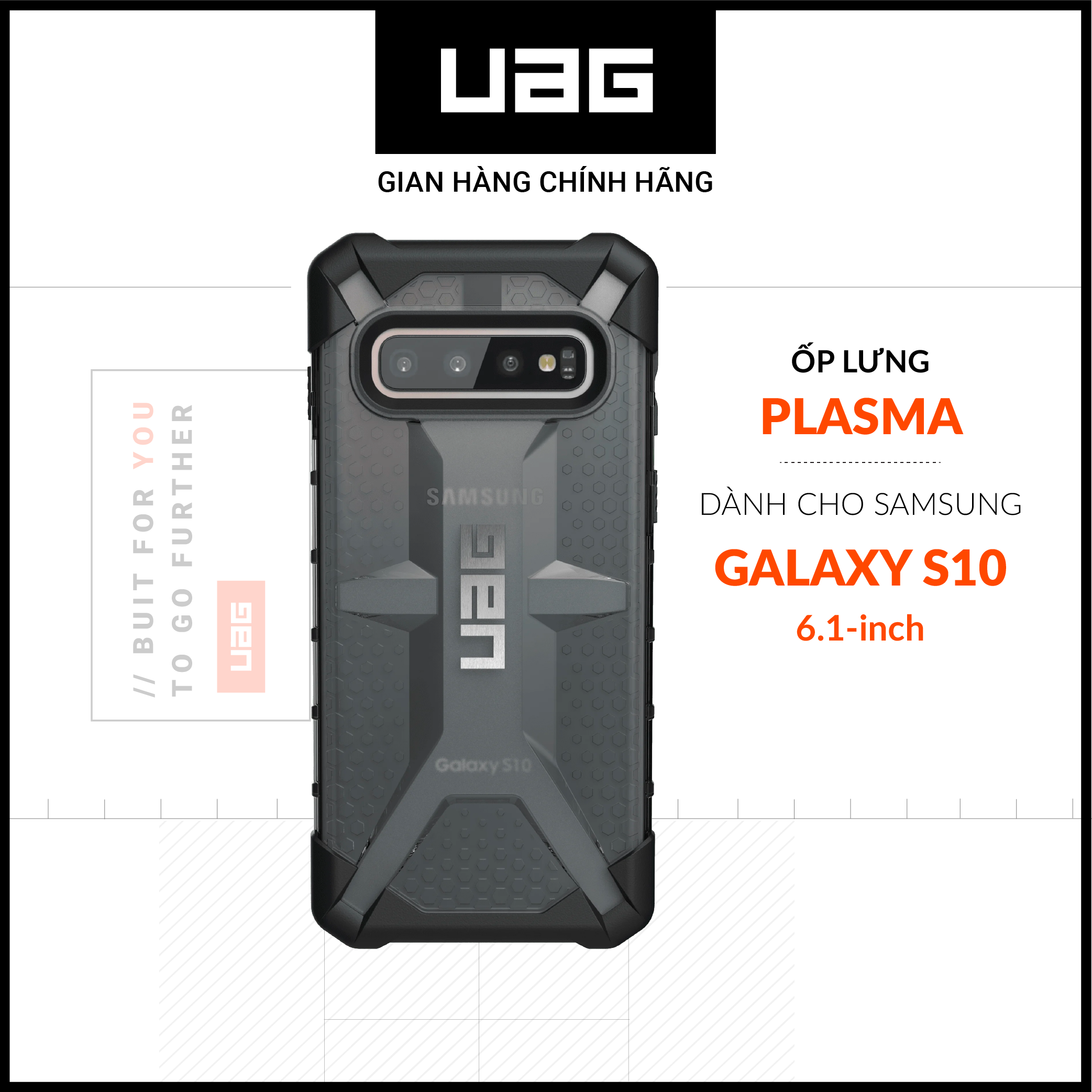 Ốp lưng uag plasma cho samsung galaxy s10