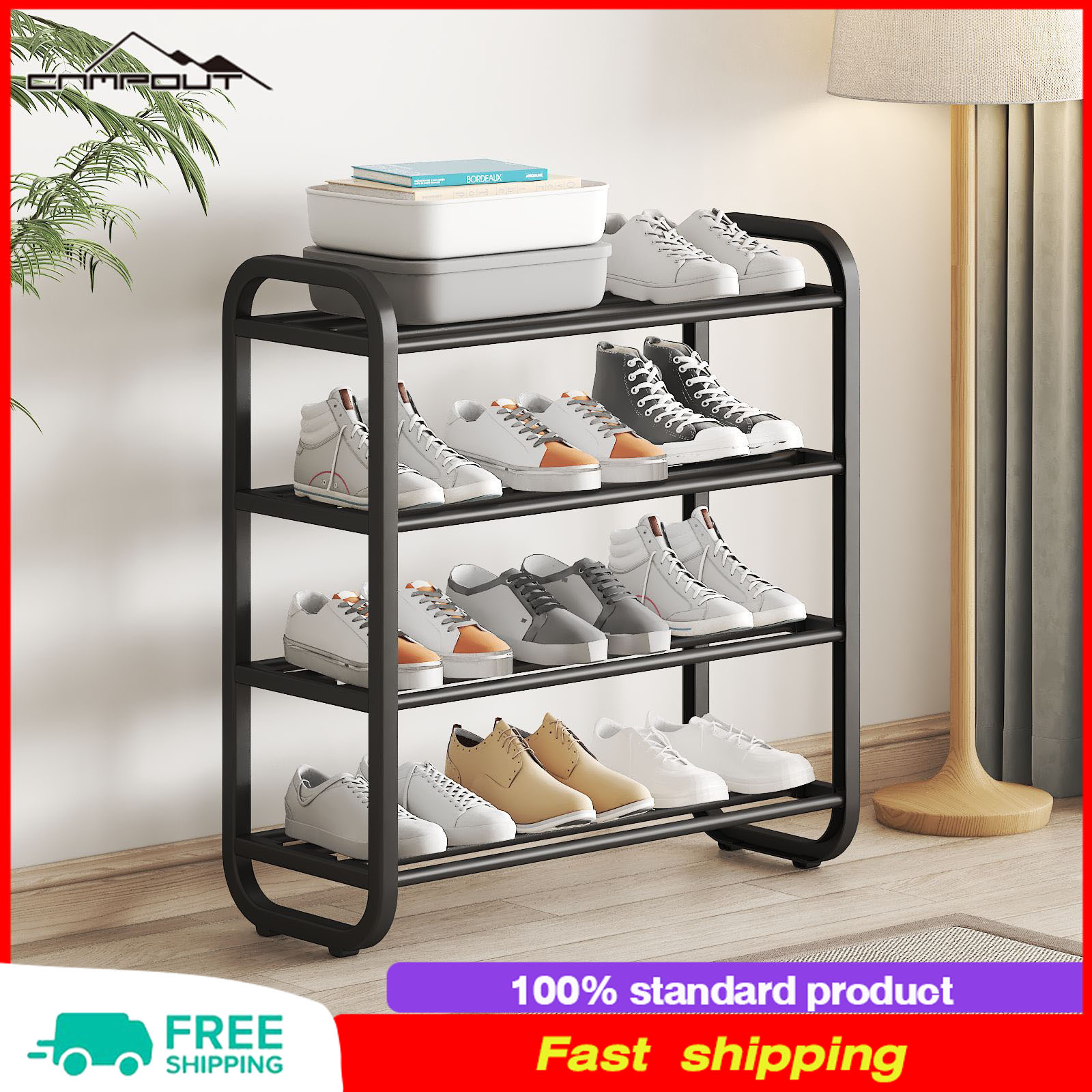 Giá để giày giá để giày đơn giản gắn cửa ký túc xá gia đình tủ đựng giày chống bụi nhiều tầng giá để giày lắp ráp nhỏ