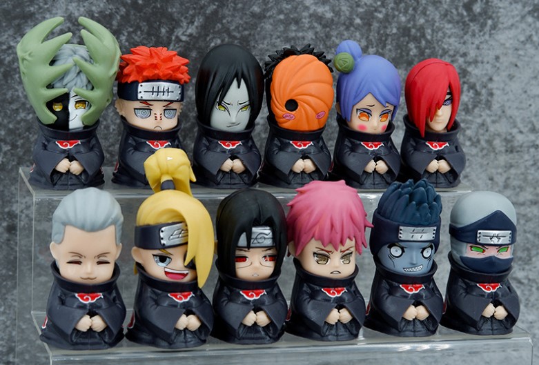 Tượng Akatsuki chibi - Naruto - combo 6 tượng
