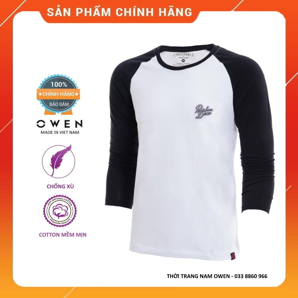 OWEN - Áo thun dài tay Owen màu trắng TS 67367