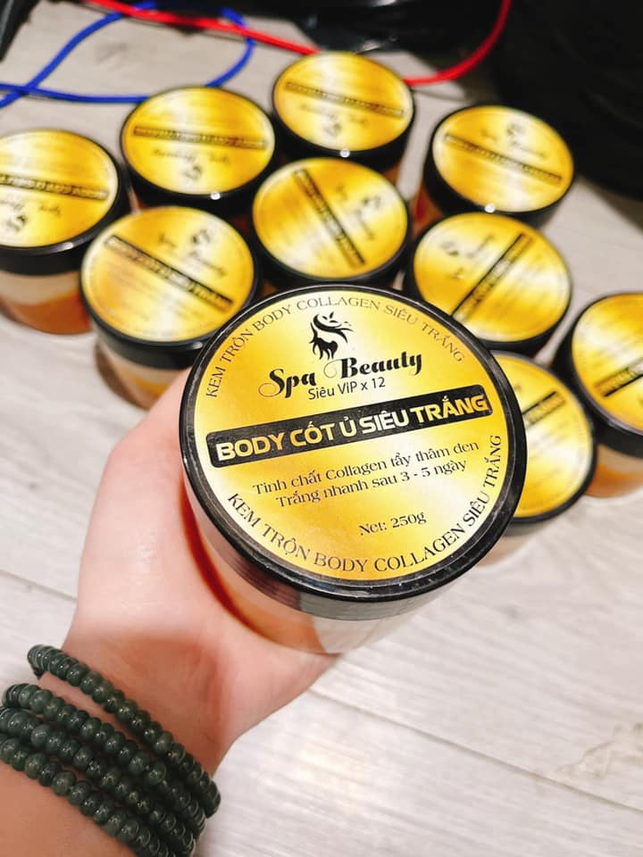 Kem body cốt ủ siêu trắng 250g