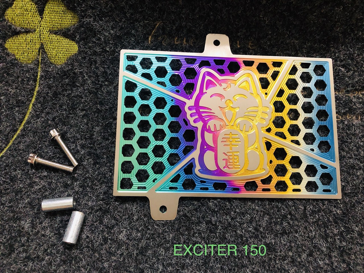 CHE KÉT NƯỚC VARIO , SATRIA, WINNER , SONIC,EX 150, EX 155, Ariblabe (tặng kèm ốc salaya đầu trụ)