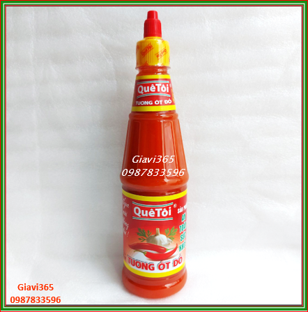 Tương ớt đỏ Quê Tôi 500ml