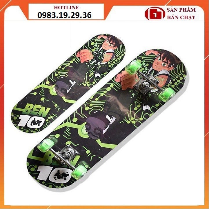 Ván trượt trẻ em ( tặng kèm bảo hộ tay chân))