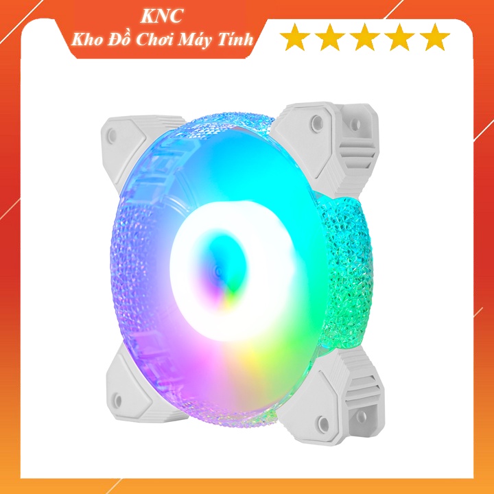 Quạt Tản Nhiệt Diamond D2 12cm Fan Led RGB Đồng Bộ Màu Hub Coolmoon
