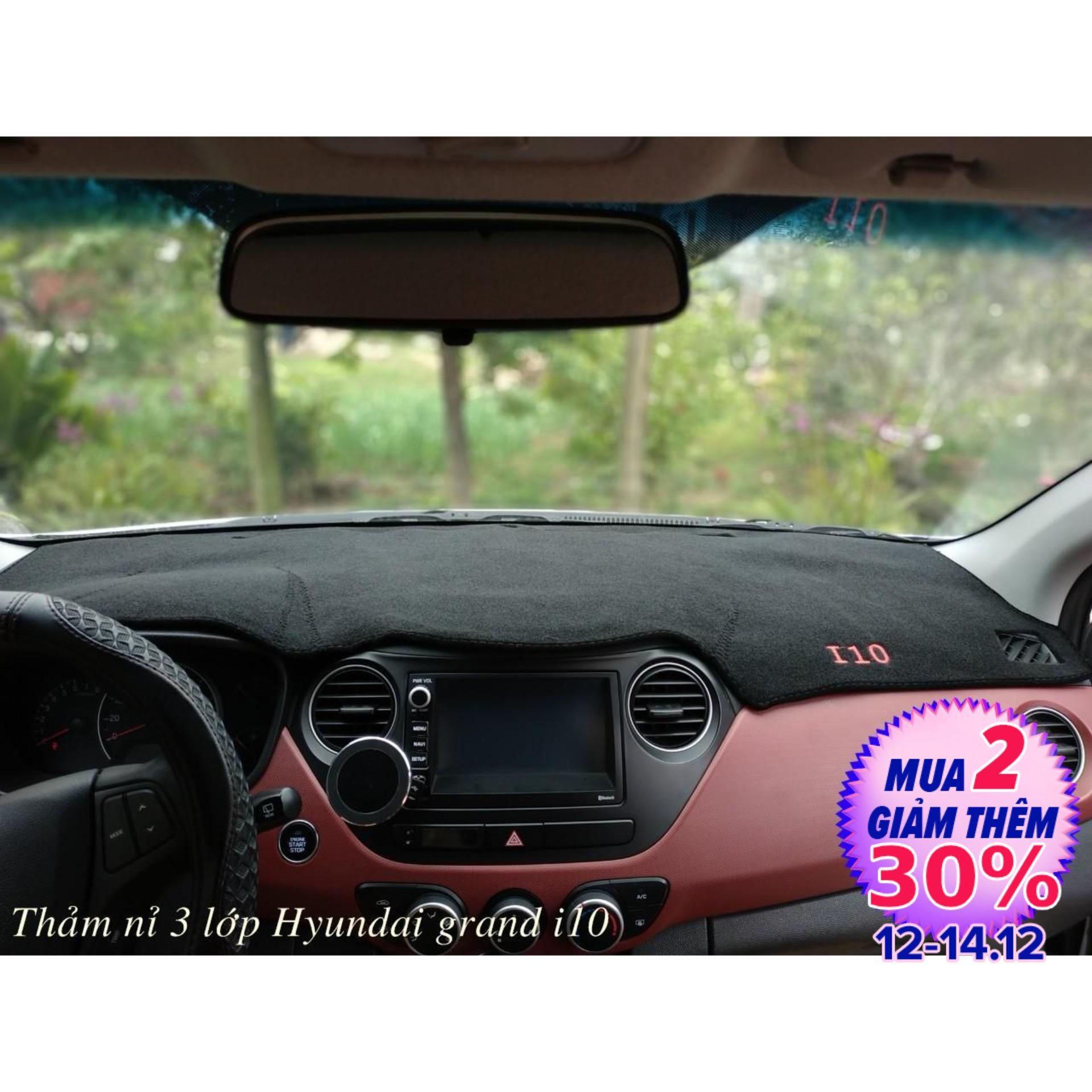 Thảm chống nắng Taplo xe Hyundai Grand i10