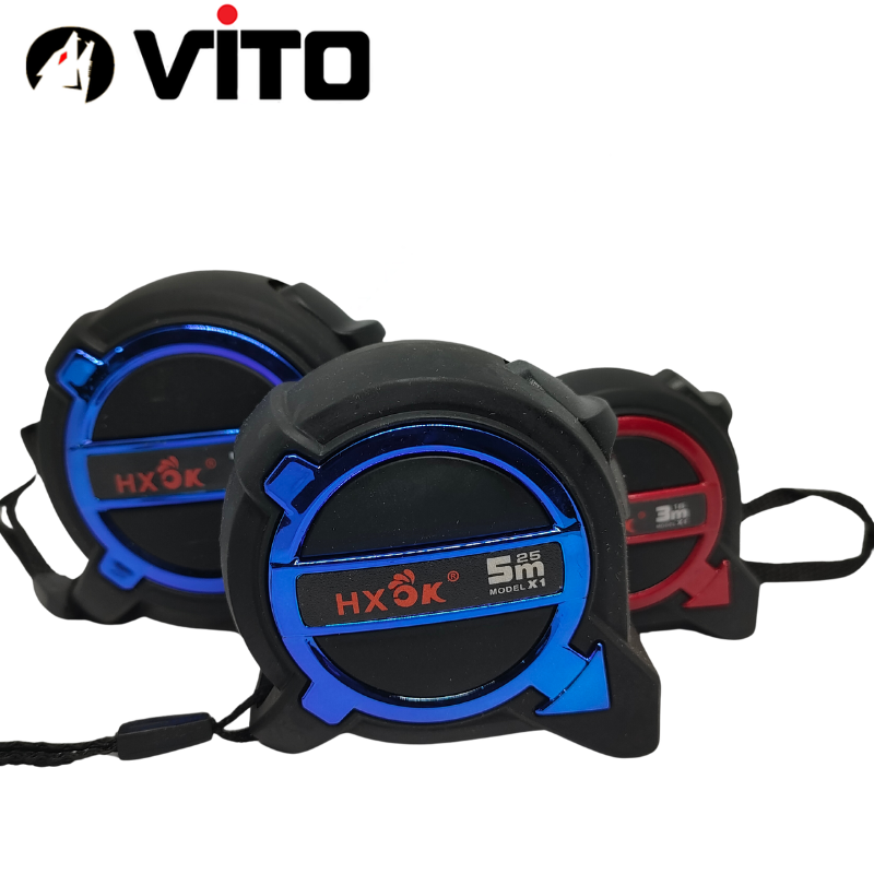 Thước mét, thước cuộn, thước rút vito chống trầy vỏ dày chống va đập độ dài 3m 5m 7.5m