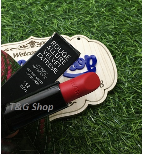 Son Lì Chanel Rouge Allure Velvet Extreme Màu 112 Idéal Màu đỏ tươi trẻ trung
