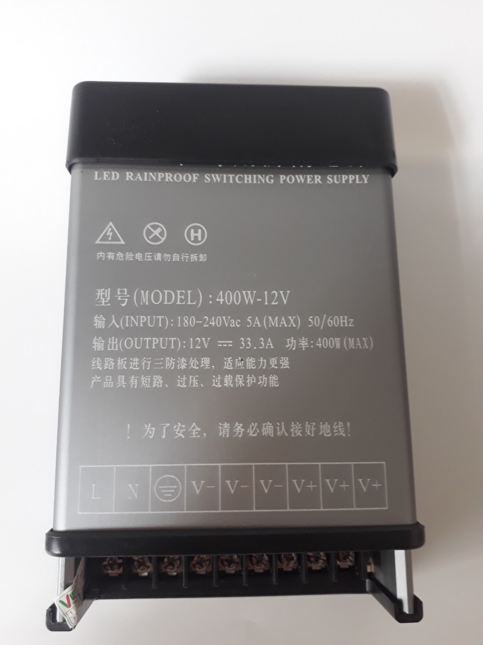 Nguồn ngoài trời 12v 33a