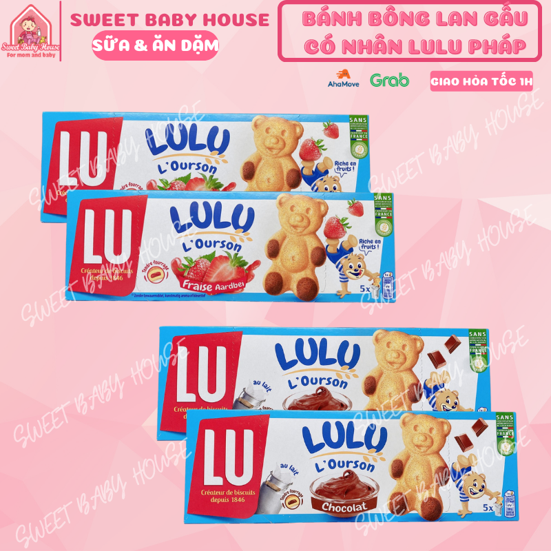 Bánh gấu Lulu Pháp cho bé ăn dặm từ 1 tuổi. Date 5 2023 - Sweet Baby House