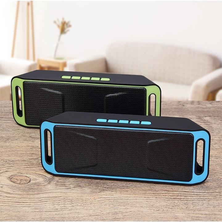 Loa bluetooth sc-208,usb,thẻ nhớ,fm, loa xách tay, loa âm thanh hay, loa bluetooth